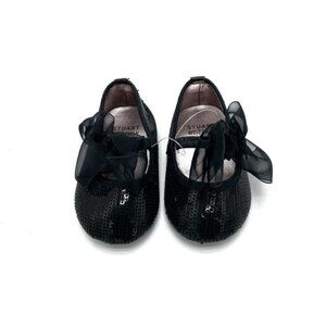 Stuart Weitzman "My First Weitzman" Black Ballet Flats - infant size 2 (3-6m)